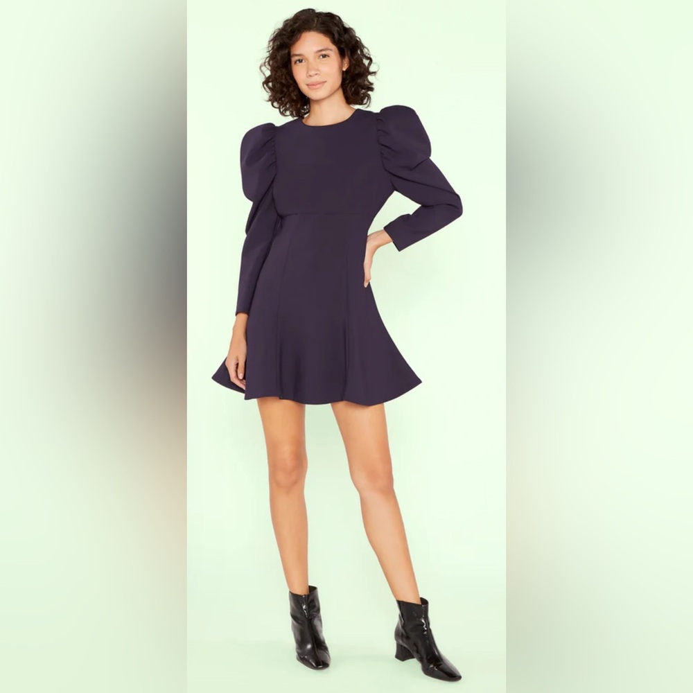 Likely Navy Long Sleeve Alia Dress